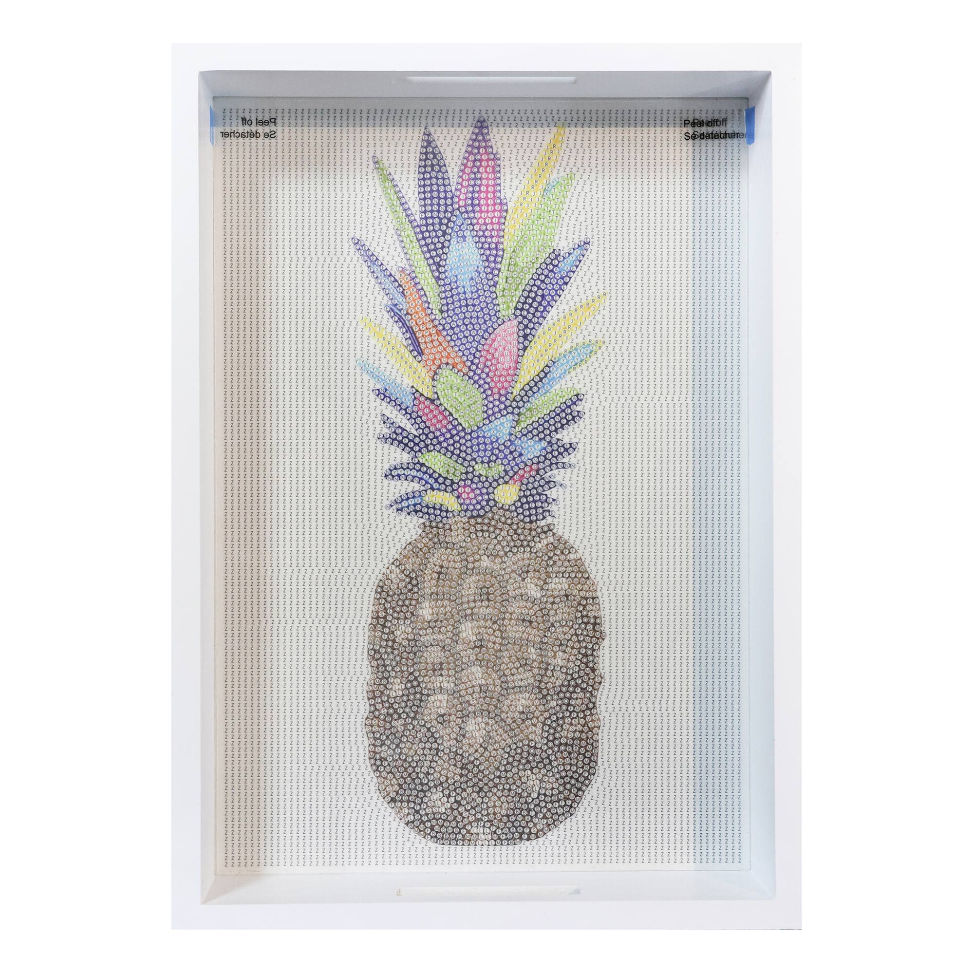Jonathan Adler x Michaels 10" x 14" Pineapple Diamond Art Tray Kit